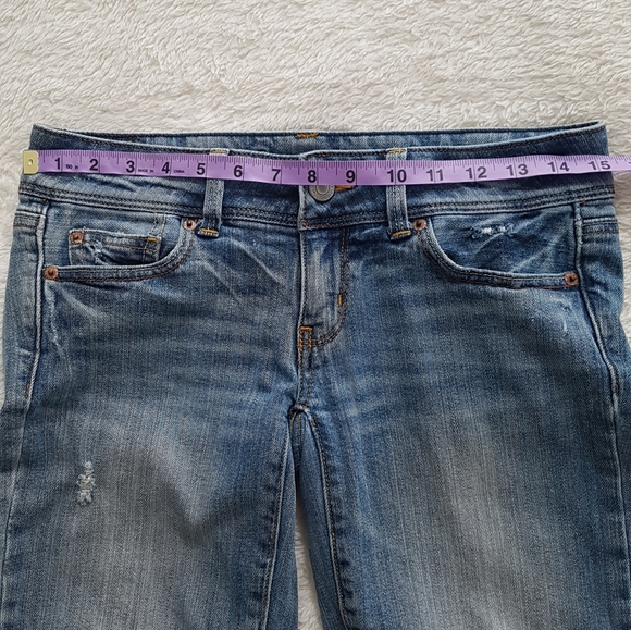 American Eagle slim boot light wash jeans size 2 - Picture 10 of 11
